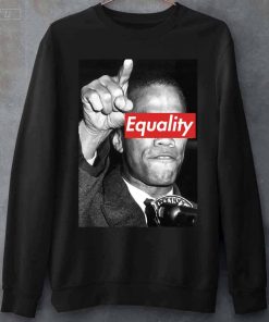 Malcolm and Equality No Racism Black Lives Matter Vintage T-Shirt