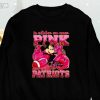 Mickey Mouse in October We Wear Pink and Watch New England Patriots Breast Cancer T-Shirt