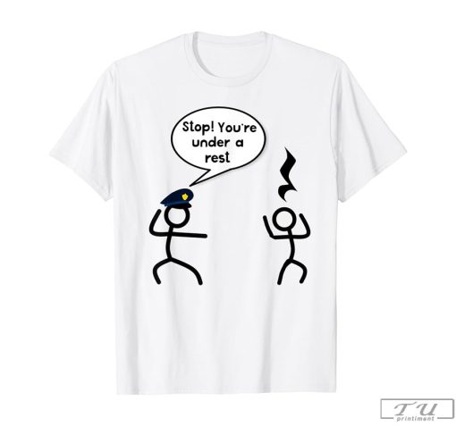 Music Pun Shirt, Musical Note Joke Musician Gift Shirt