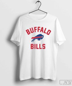 NFL Buffalo Bills Girls Short Sleeve Stripe Fashion T-Shirt
