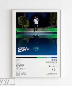 Nines - Crop Circle 3 Album Poster, Album Cover Poster, Music Gift, Music Wall Decor, Album Art
