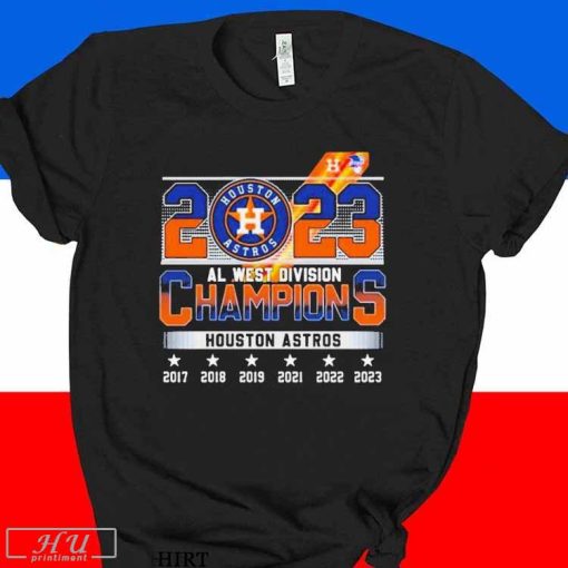 Houston Astros 2023 AL West Division Champions T-Shirt