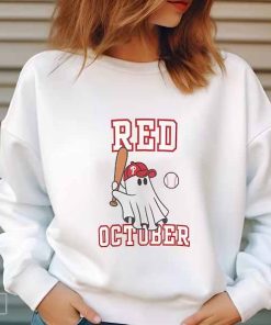 Red October Sweatshirt, Red October Hoodie, Red October Tee, Phillies Red October Shirt, Philadelphia Philly Ghost Shirt, Ghost Philadelphia