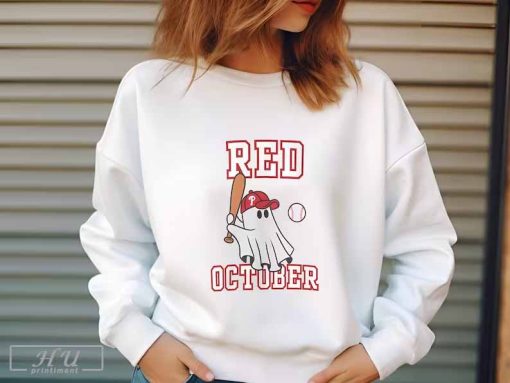 Red October Sweatshirt, Red October Hoodie, Red October Tee, Phillies Red October Shirt, Philadelphia Philly Ghost Shirt, Ghost Philadelphia