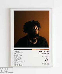 Rod Wave - Nostalgia Album Poster, Album Cover Poster, Music Gift, Music Wall Decor