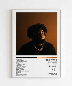 Rod Wave - Nostalgia Album Poster, Album Cover Poster, Music Gift, Music Wall Decor, Album Art