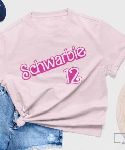 Schwarbie 12 t-shirt Schwarbie Unisex shirt for Women and Men tranding shirt, Custome Pink Design tee