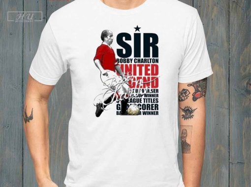 Sir Bobby Charlton United Legends 2024 T-Shirt