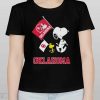 Snoopy and Woodstock Oklahoma Flags T-Shirt