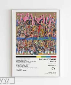 Sufjan Stevens - Javelin Album Poster, Album Cover Poster, Music Gift, Music Wall Decor, Album Art
