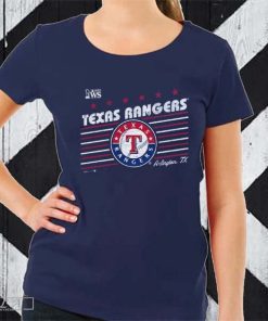 Texas Rangers Majestic Threads 2023 World Series Local Lines shirt