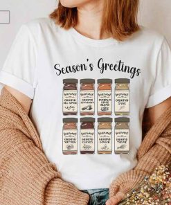 Thanksgiving Sweatshirt, Retro Thanksgiving Cooking T-Shirt, Seasons Greetings Spice Shirt, Thanksgiving Gift, Funny Friendsgiving Shirt