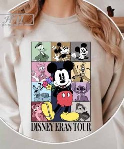 Vintage Disneyland Eras Tour T-Shirt, Mickey And Friends Shirt, Retro Walt Disneyworld Disneyland Trip Mickey Eras Tour Shirt Unique