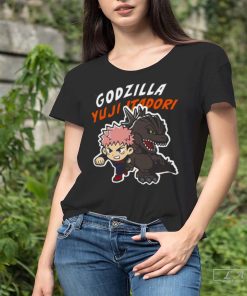 Yuji Itadori x Godzilla x Jujutsu Kaisen Collab Shirt