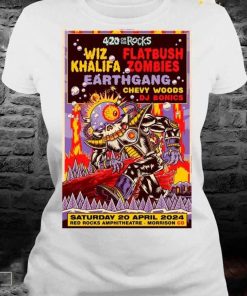 420 On The Rocks Red Rocks Amphitheatre 20 April, 2024 Event Poster T-Shirt