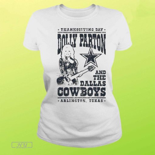 Dallas Cowboys Cream Dolly Parton Arlington T-Shirt