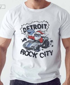 Detroit Lions Christmas Rock City T-Shirt