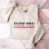 Fuck You Love You Sweatshirt, Funny Shirt, Gift for Her, Couple Sweatshirt