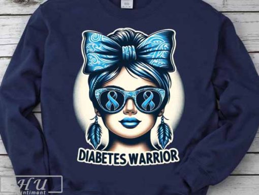 Girl, messy bun Diabetes Warrior, Diabetes Awareness Png, World Diabetes Day Png