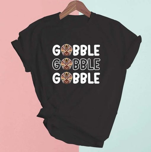 Gobble Thanksgiving Shirt, Autumn Shirt, Thanksgiving Turkey Shirt, Turkey Shirt