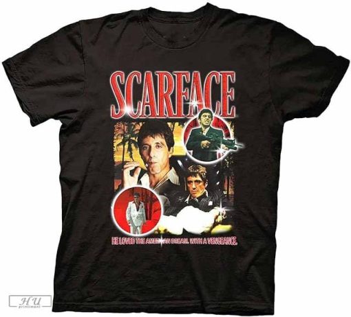 Ripple Junction Men_s Scarface Tony Montana T-Shirt - Scarface Fashion Shirt - Scarface Tony Montana Tee