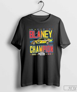 Ryan Blaney 2023 NASCAR Cup Series Champion Trophy T-Shirt