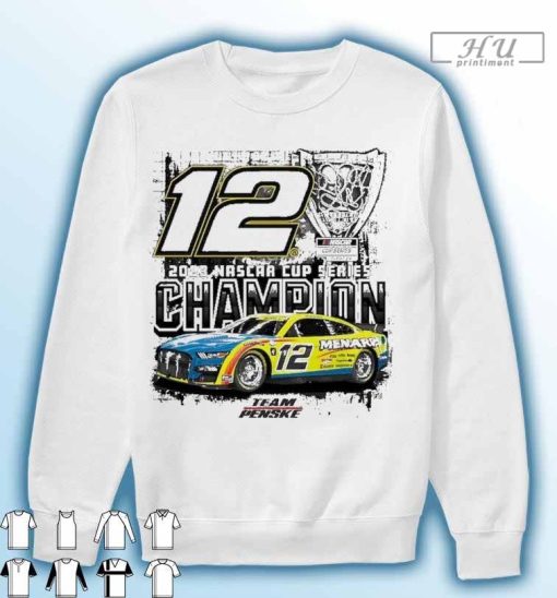 Ryan Blaney Team Penske 2023 NASCAR Cup Series Champion Car Shirt
