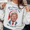 Santa Hat Trump Trendy Shirt, Funny Christmas Sweater Unisex T Shirt