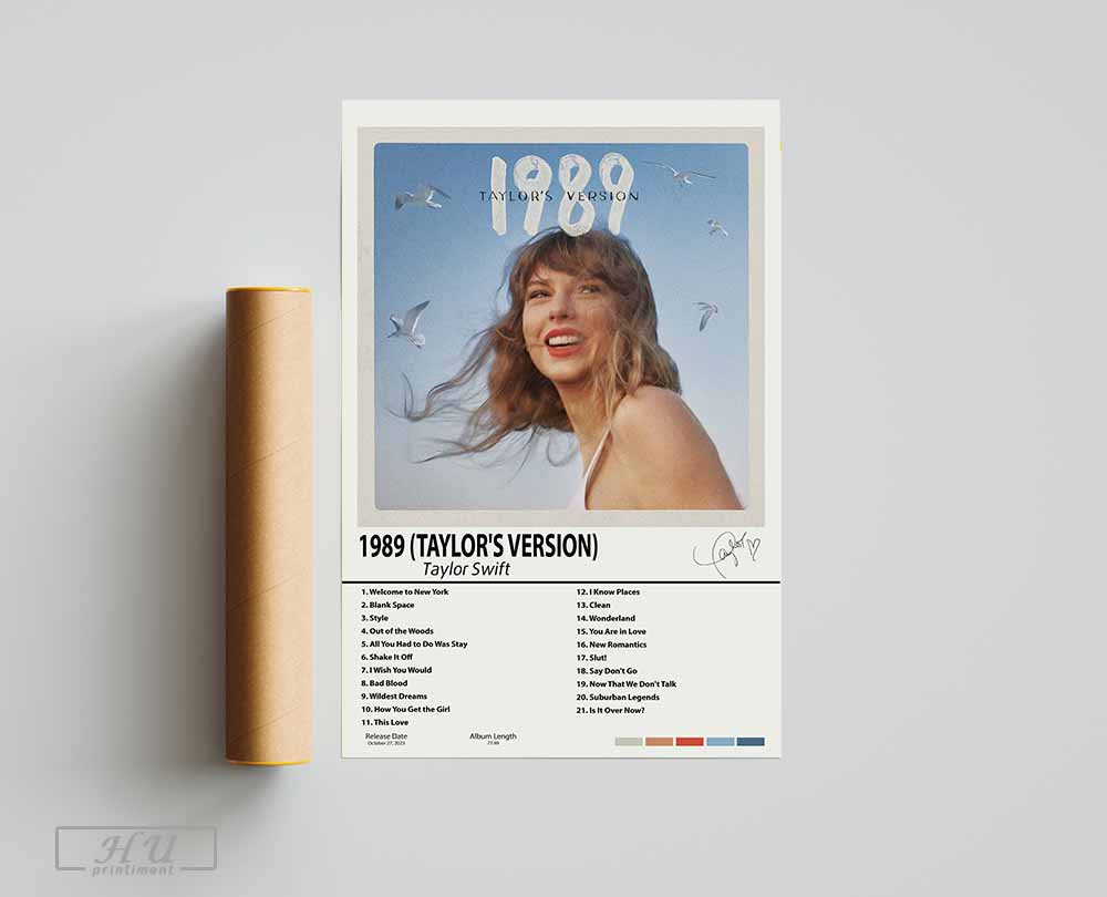 Taylor Swift Poster, 1989 (Taylors Version) Poster, Album Cover
