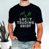 Buy Lucky Trading Shirt, Funny Trending Shirt, Stock Investor Gift, Dad Gift, Stock Broker Gift, Stock Market Shirt