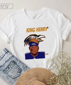 King Derrick Henry Baltimore Ravens Football 2024 logo shirt