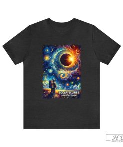 Total Solar Eclipse Shirt, April 8 2024, America Totality, Eclipse Souvenir, Astronomy Gift, Astronaut Moon Painting, Eclipse Viewing Tee