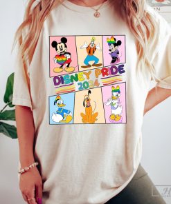 Disney Pride 2024 Shirt, Mickey and Friends Pride Shirt, Pride Month Tee, Pride Gift, Lesbian Shirt, Gay Shirt, Equal Rights Sweatshirt