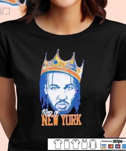Jalen Brunson King of New York Knicks crown T-shirt