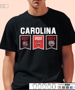 Legend South Carolina Gamecocks women_s Basketball Championship banners shirt