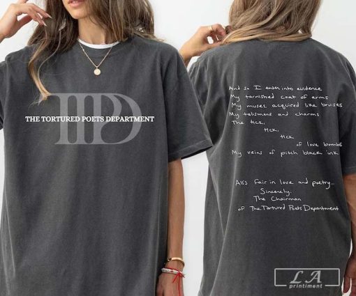 The Tortured Poets Department T-shirt, Taylor Swift New Album Shirt, Gift For Fan