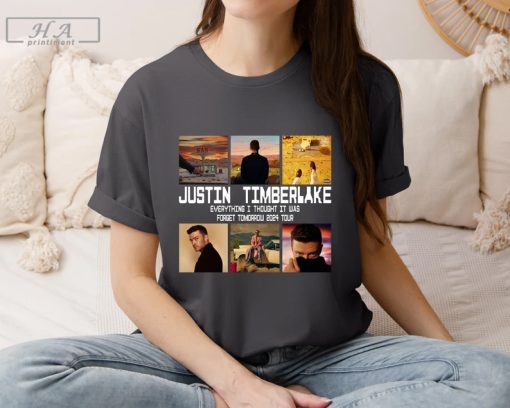 2024 Justin Timberlake Tour Shirt, Forget Tomorrow World Tour, Justin Timberlake Concert Group T-Shirt