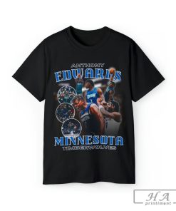 ANTHONY EDWARDS Shirt, Basketball shirt, Classic 90s Graphic Tee