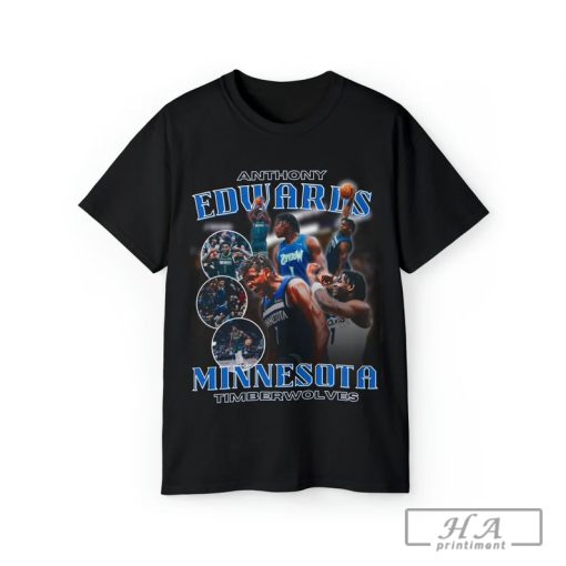 ANTHONY EDWARDS Shirt, Basketball shirt, Classic 90s Graphic Tee