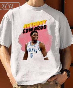 Anthony Edwards 5 Minnesota Timberwolves Basketball T-shirt