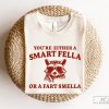 Are You A Smart Fella Or Fart Smella Retro Cartoon Shirt, Weird Shirt, Meme Shirt, Trash Panda Shirt