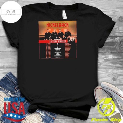 Awesome nickelback Get Rollin’ Tour 2024 T-shirt