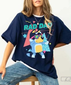 Bluey Dad Shirt, Bluey Bingo Family T-shirt, Rad Dad Shirt