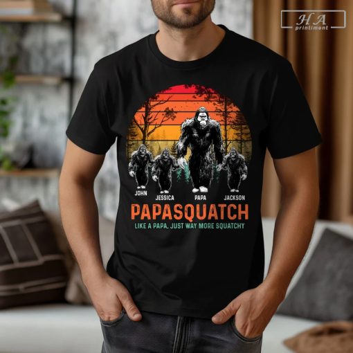Dadsquatch Like A Dad Just Way More Squatchy Shirt, Bigfoot Shirt, Gift for Dad, Grandpa.jpg