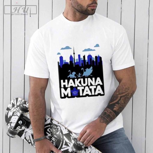 Hakuna Matata Toronto Maple Leafs Hockey T-shirt