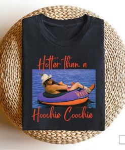 Hotter Than A Hoochie Coochie Tee, Womens Summer Vacation T-shirt, Gift Music Lover Shirt, 90s Country Music Trendy