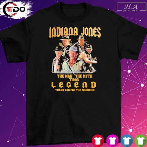 Indiana Jones The Man The Myth The Legend The Memories T-Shirt