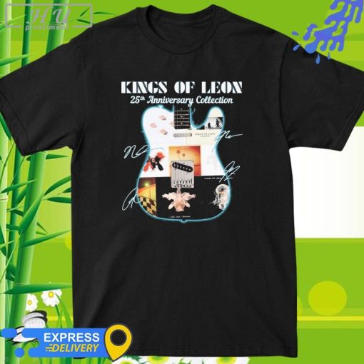 King Of Leon 25th Anniversary Collection Fan Love Signatures T-shirt, hoodie, sweater