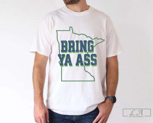 Minnesota Basketball Shirt, Anthony Edwards Bring Ya A**, Bring Ya Ass, Vintage Style Minnesota Shirt, Basketball Fan Gift