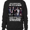 Never Underestimate An Old Woman Who Listens To Falling In Reverse T-Shirt